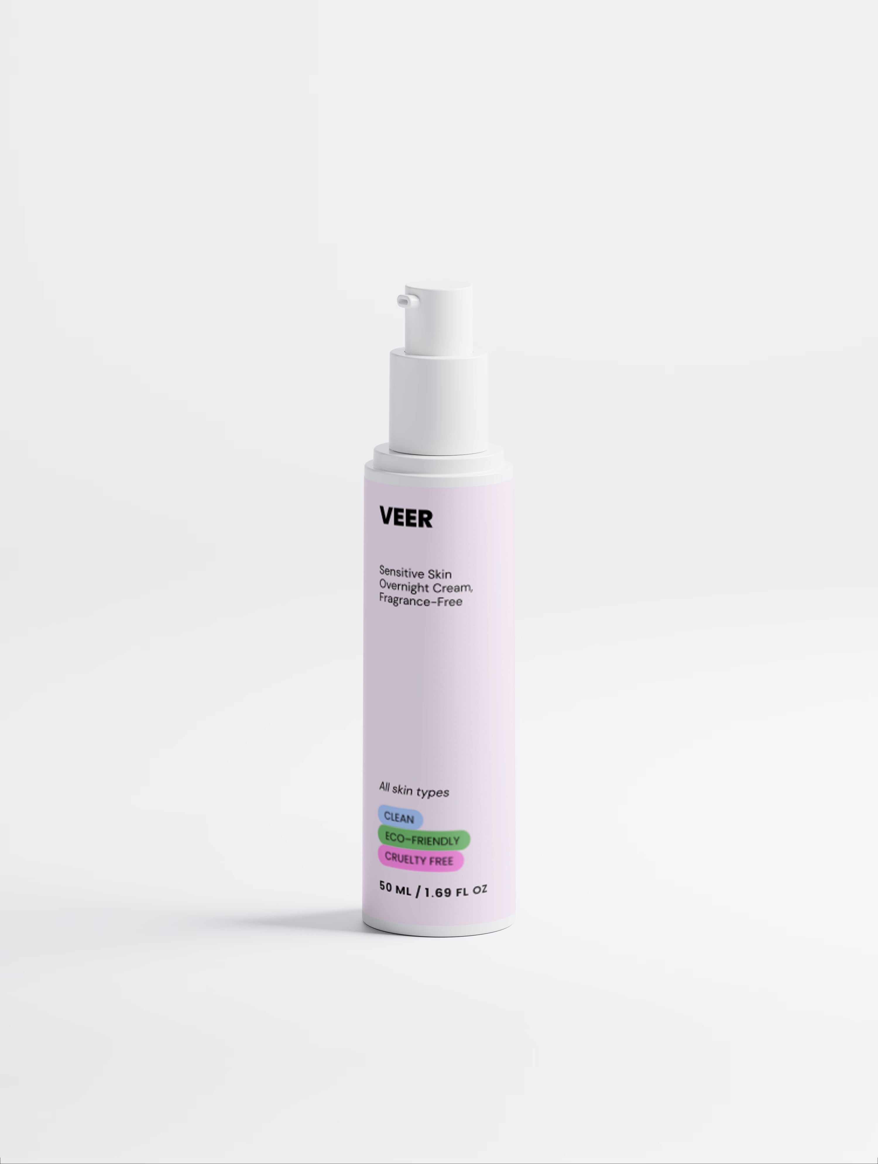 Sensitive Skin Overnight Cream, Fragrance-Free